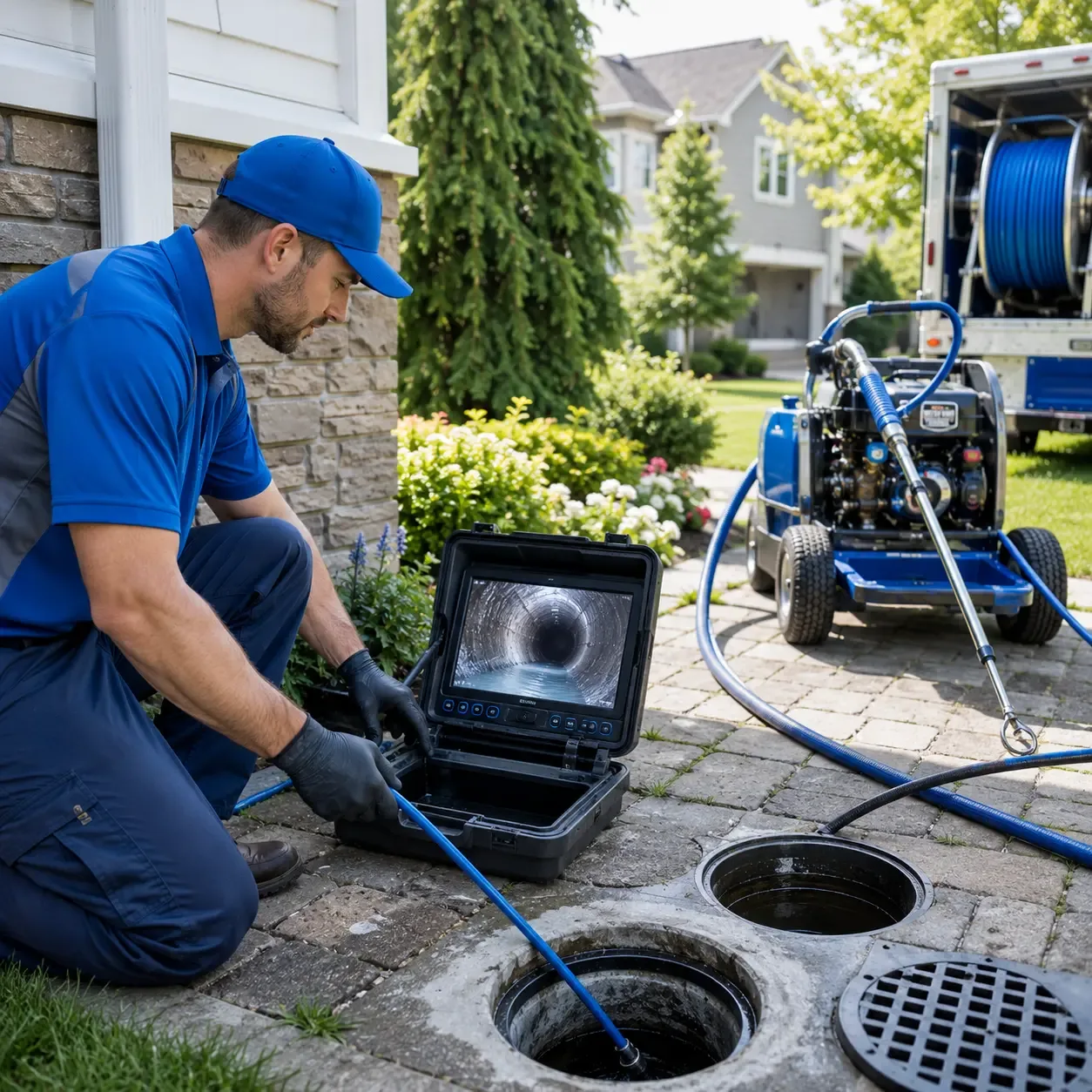 Outdoor drain cleaning professionals serving Bliss, NY
